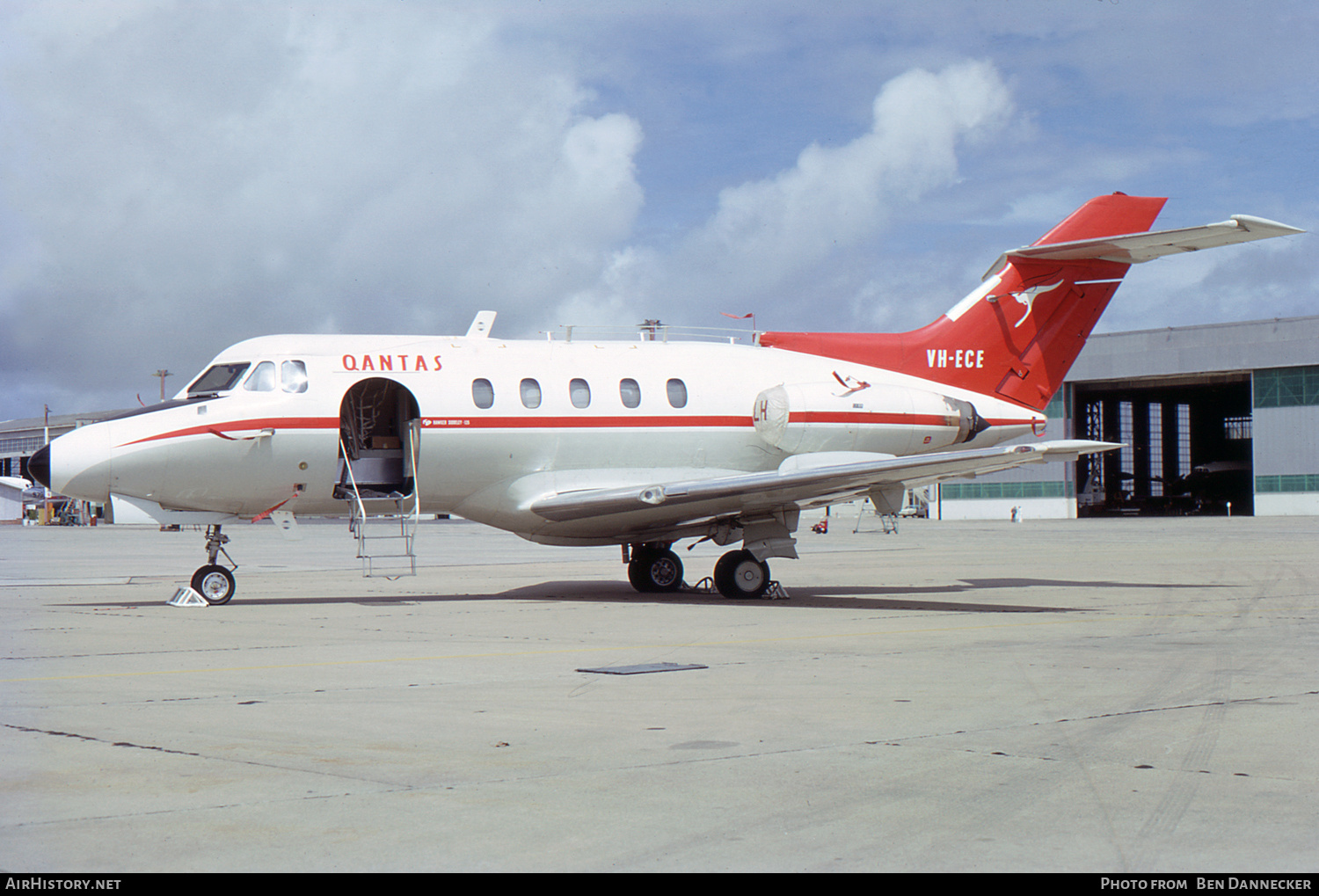 Aircraft Photo of VH-ECE | Hawker Siddeley HS-125-3B | Qantas | AirHistory.net #251659