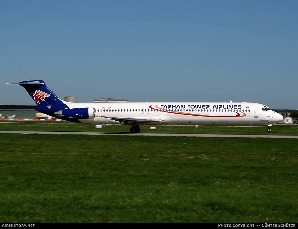 Aircraft Photo of TC-TTA | McDonnell Douglas MD-82 (DC-9-82) | Tarhan Tower Airlines | AirHistory.net #251684