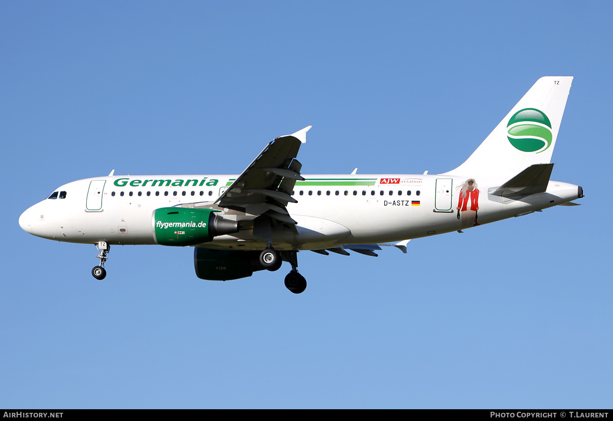 Aircraft Photo of D-ASTZ | Airbus A319-112 | Germania | AirHistory.net #251693