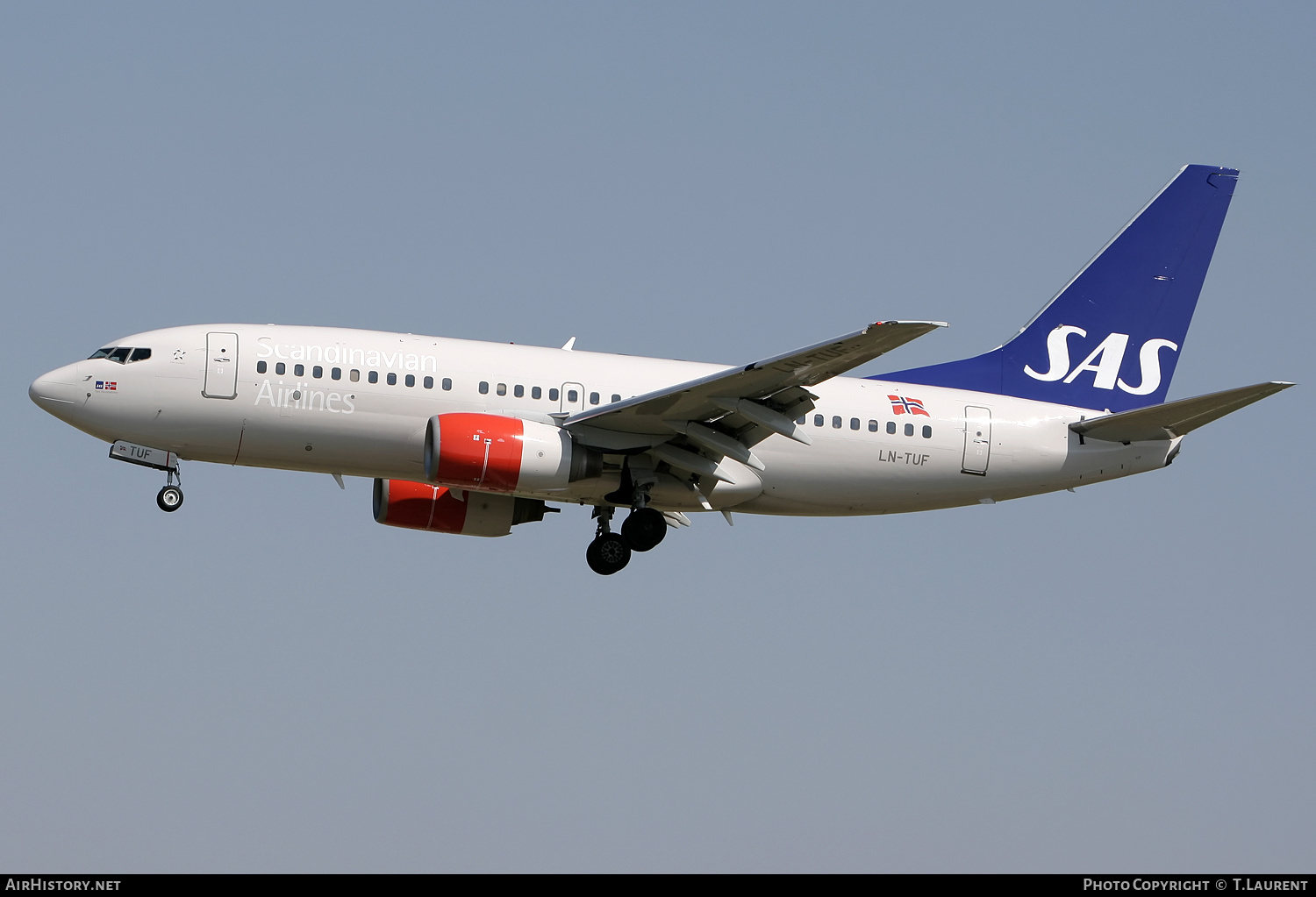 Aircraft Photo of LN-TUF | Boeing 737-705 | Scandinavian Airlines - SAS | AirHistory.net #251695