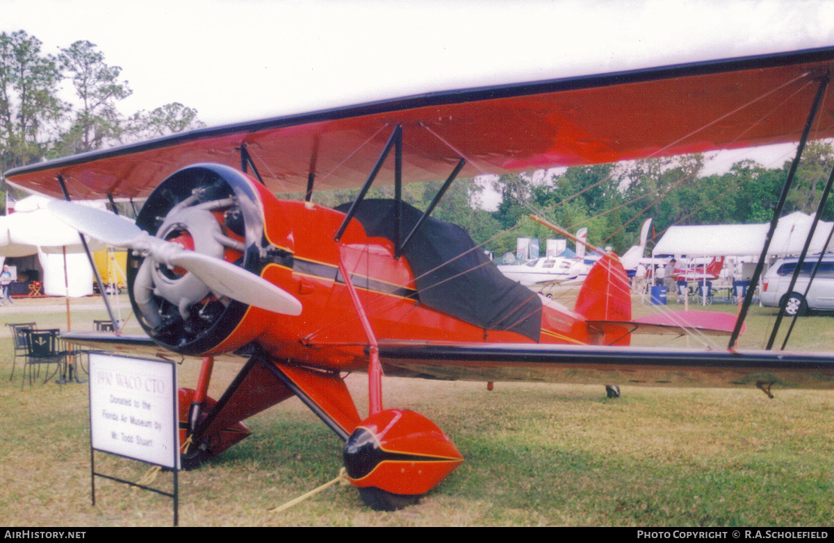 Aircraft Photo of N844V / NC844V | Waco CTO | AirHistory.net #251710