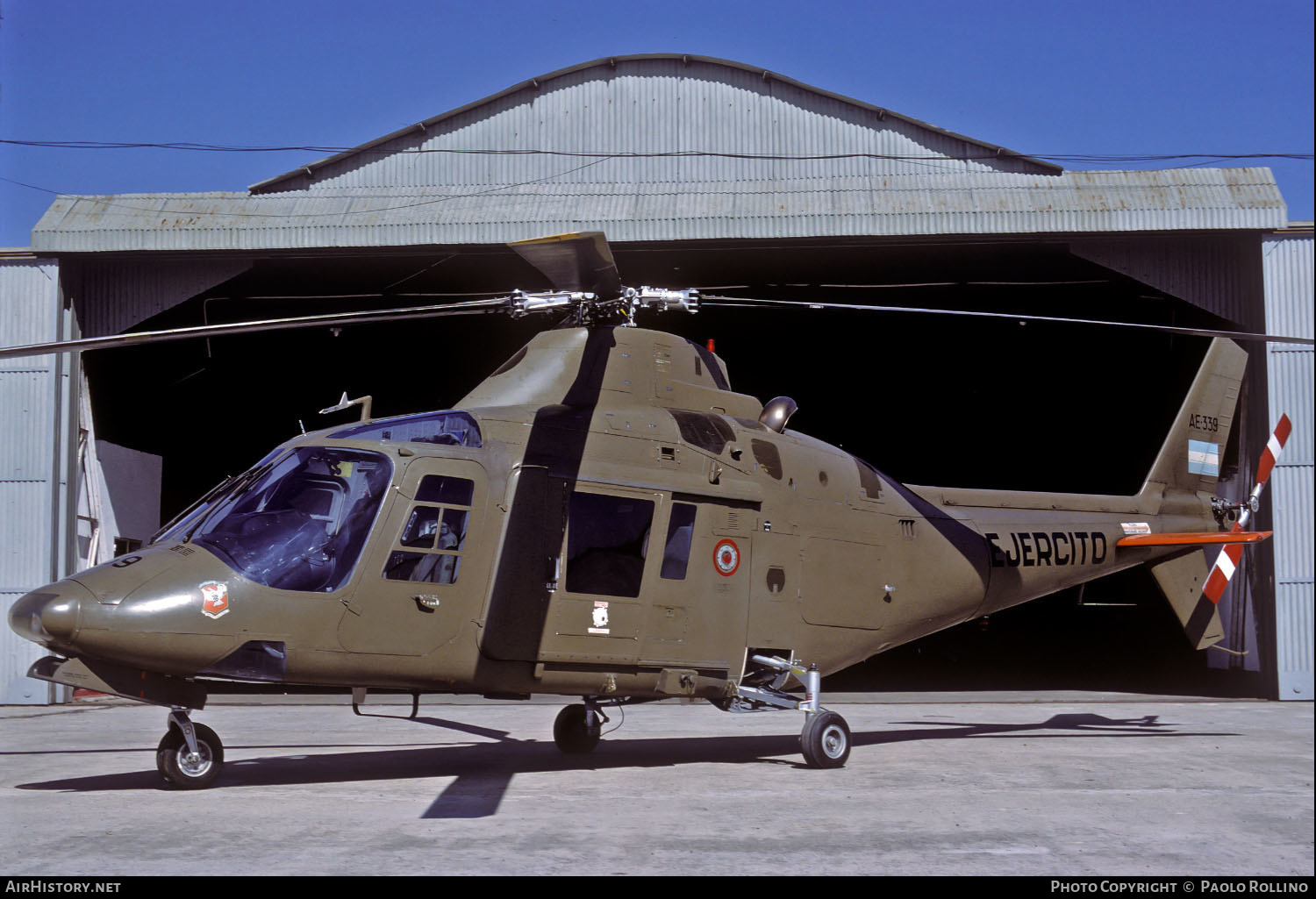 Aircraft Photo of AE-339 | Agusta A-109A | Argentina - Army | AirHistory.net #251711