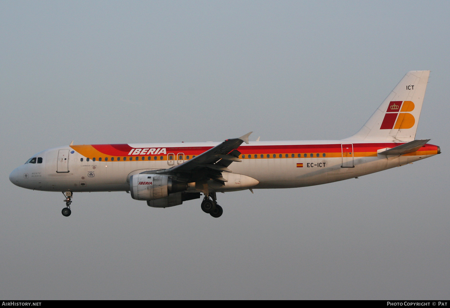 Aircraft Photo of EC-ICT | Airbus A320-211 | Iberia | AirHistory.net #251757