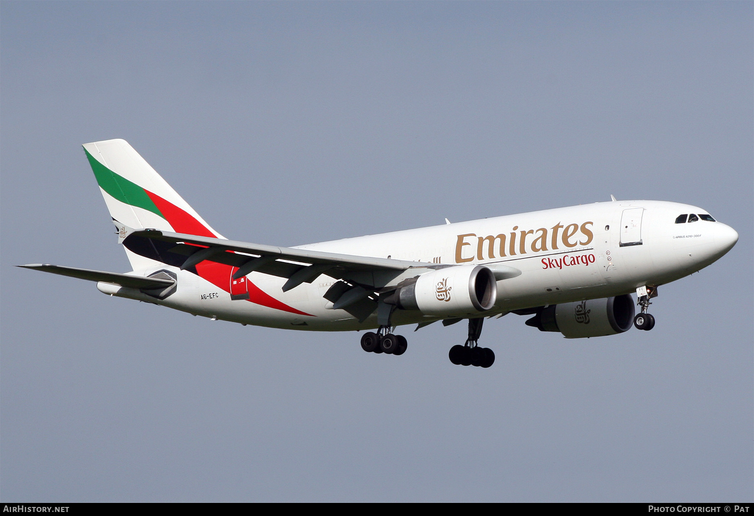 Aircraft Photo of A6-EFC | Airbus A310-304/F | Emirates SkyCargo | AirHistory.net #251783