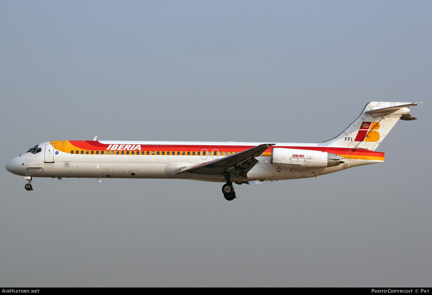 Aircraft Photo of EC-FFI | McDonnell Douglas MD-87 (DC-9-87) | Iberia | AirHistory.net #251805