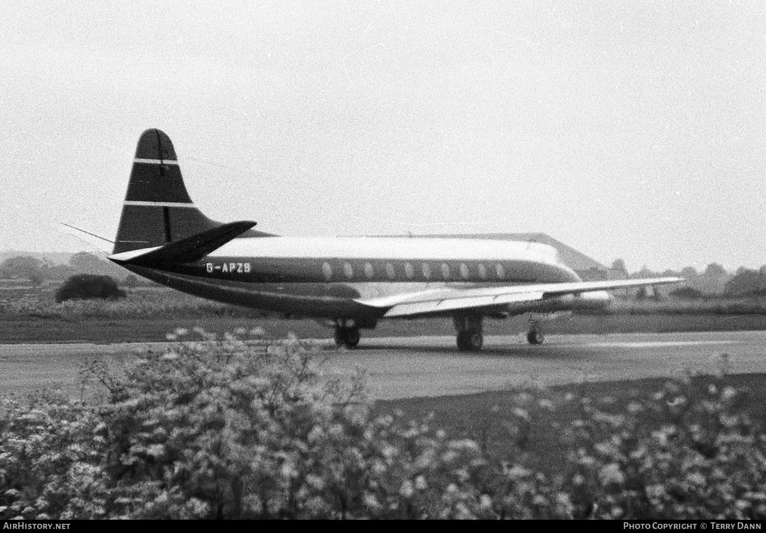 Aircraft Photo of G-APZB | Vickers 707 Viscount | British Eagle International Airlines | AirHistory.net #251809