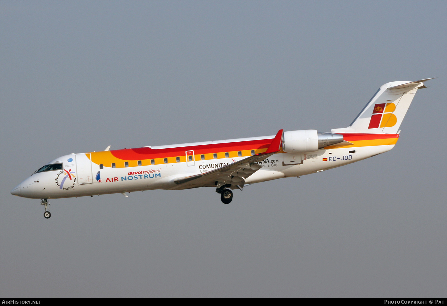 Aircraft Photo of EC-JOD | Bombardier CRJ-200ER (CL-600-2B19) | Iberia Regional | AirHistory.net #251825