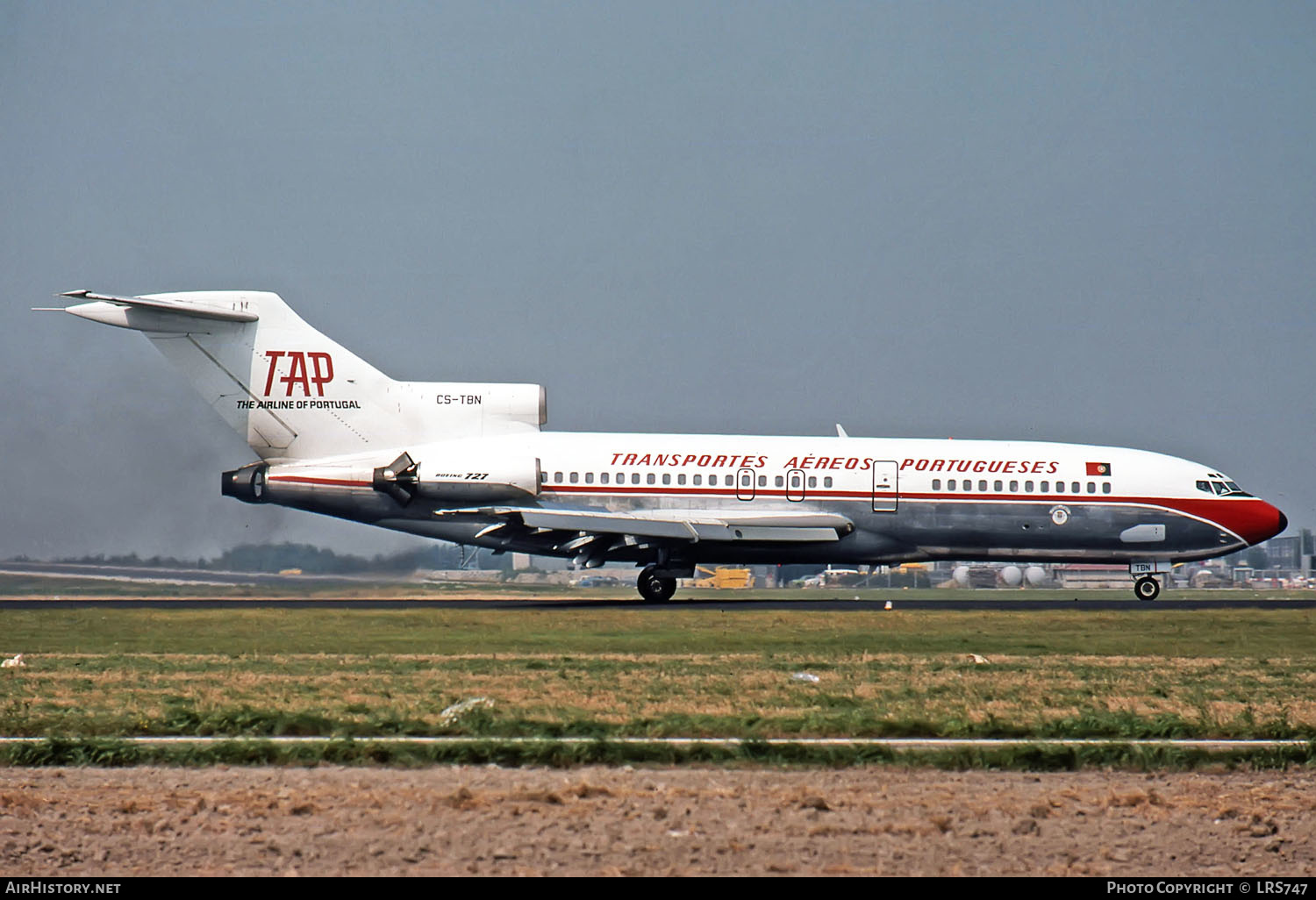 Aircraft Photo of CS-TBN | Boeing 727-82C | TAP - Transportes Aéreos Portugueses | AirHistory.net #251830