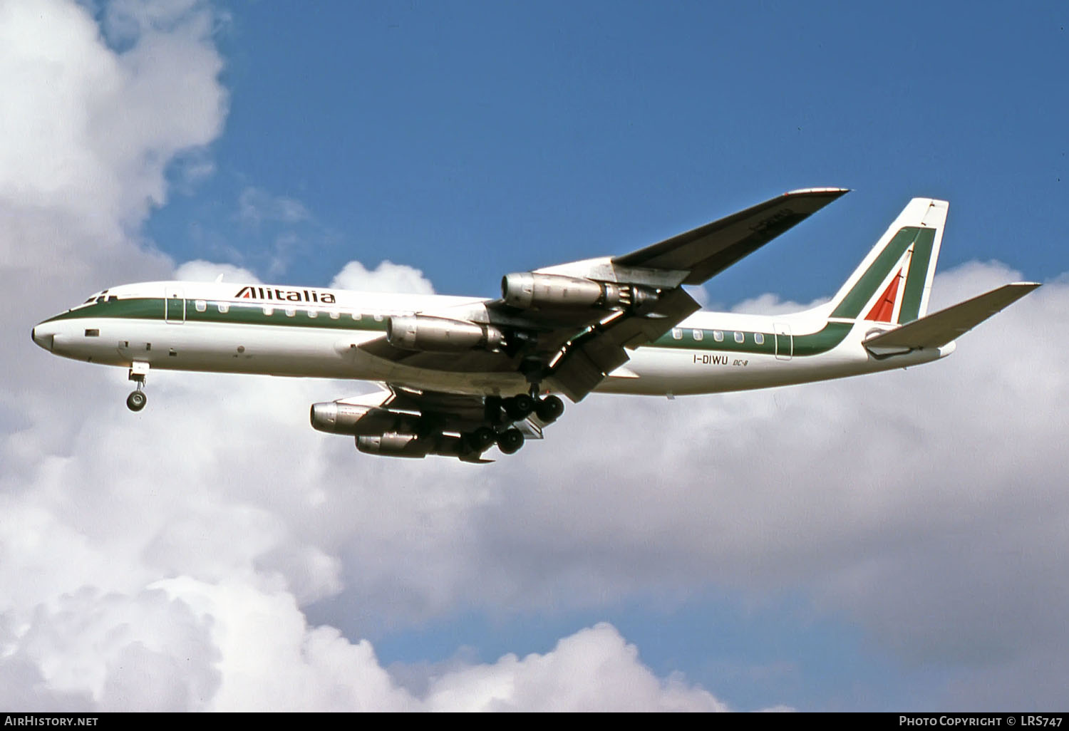 Aircraft Photo of I-DIWU | Douglas DC-8-43 | Alitalia | AirHistory.net #251843