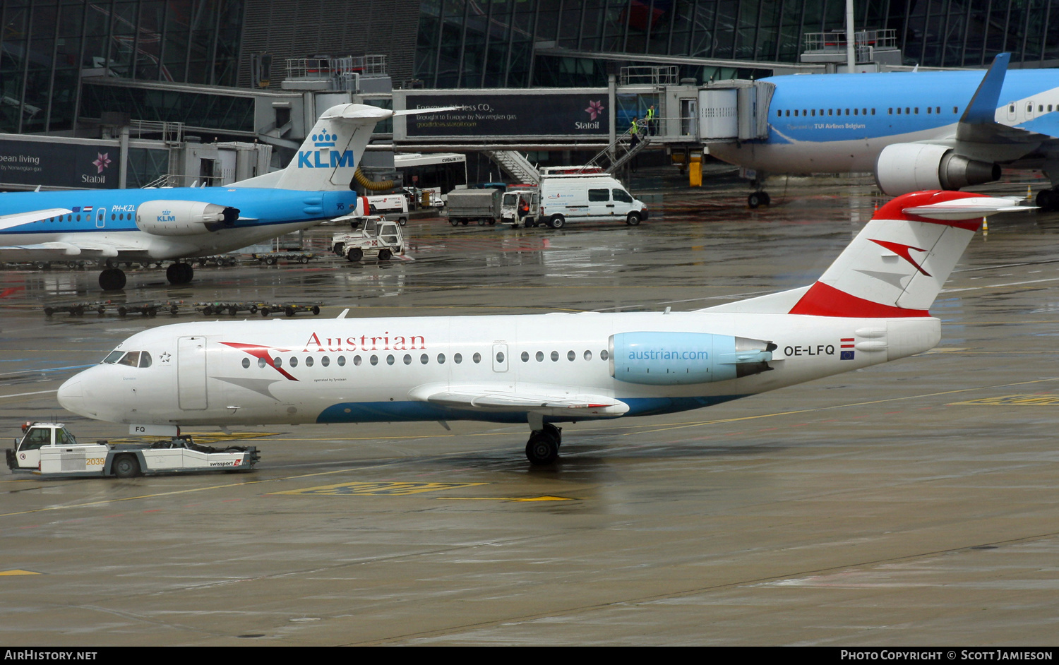 Aircraft Photo of OE-LFQ | Fokker 70 (F28-0070) | Austrian Arrows | AirHistory.net #251865