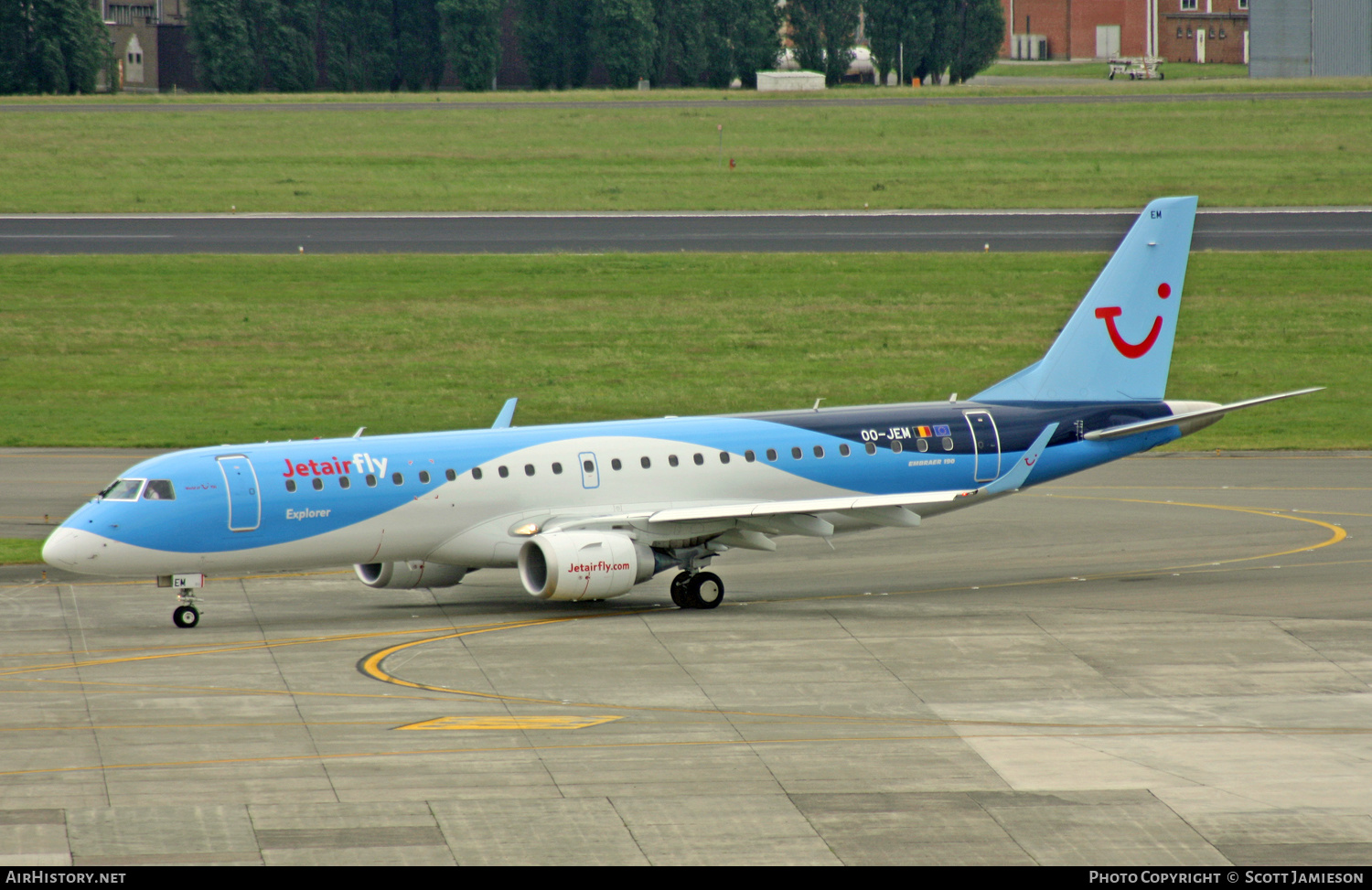 Aircraft Photo of OO-JEM | Embraer 190STD (ERJ-190-100STD) | Jetairfly | AirHistory.net #251874