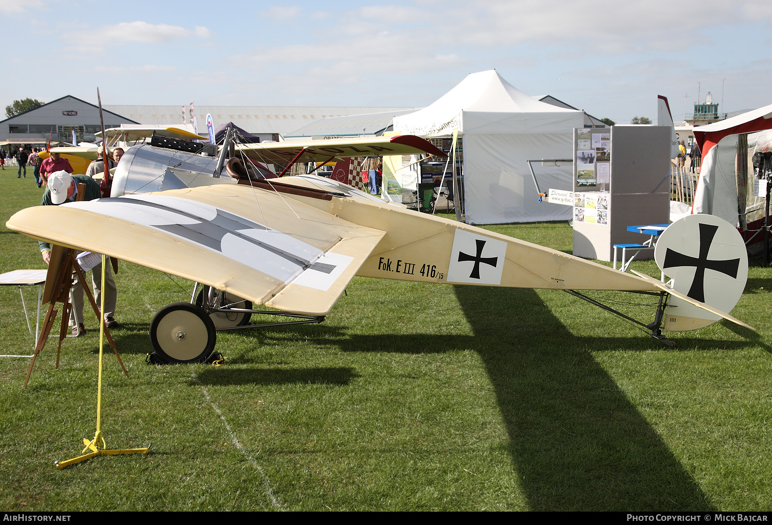 Aircraft Photo of G-GSAL / 416/15 | Airdrome Aeroplanes Fokker E-III | Germany - Army | AirHistory.net #251898