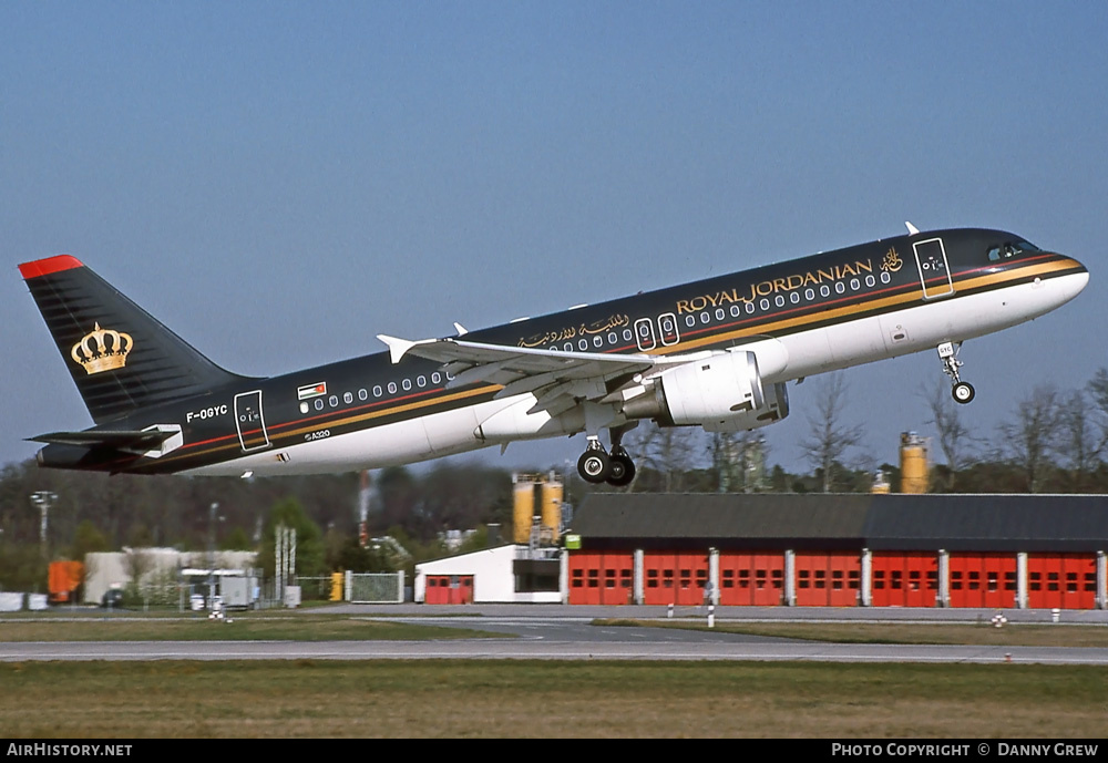 Aircraft Photo of F-OGYC | Airbus A320-212 | Royal Jordanian Airlines | AirHistory.net #251916