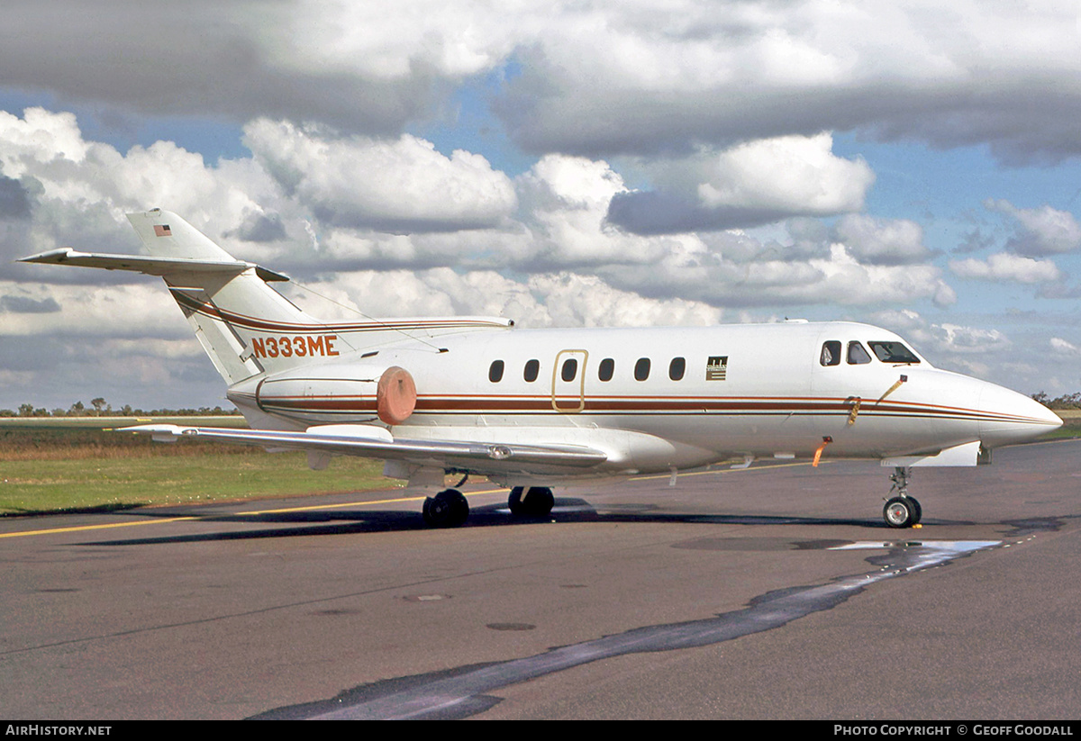 Aircraft Photo of N333ME | British Aerospace HS-125-700A | Morgan Equipment Co. | AirHistory.net #251920