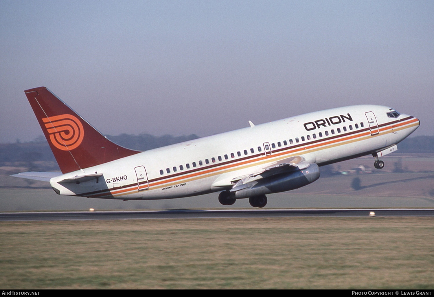 Aircraft Photo of G-BKHO | Boeing 737-2T5/Adv | Orion Airways | AirHistory.net #251939