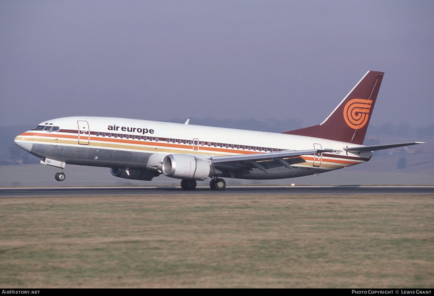 Aircraft Photo of G-BLKD | Boeing 737-3T5 | Air Europe | AirHistory.net #251940