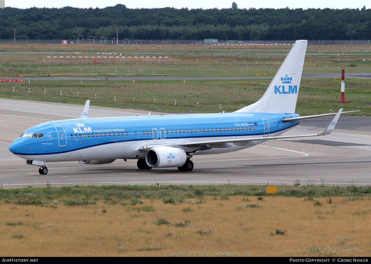 Aircraft Photo of PH-BXD | Boeing 737-8K2 | KLM - Royal Dutch Airlines | AirHistory.net #251955