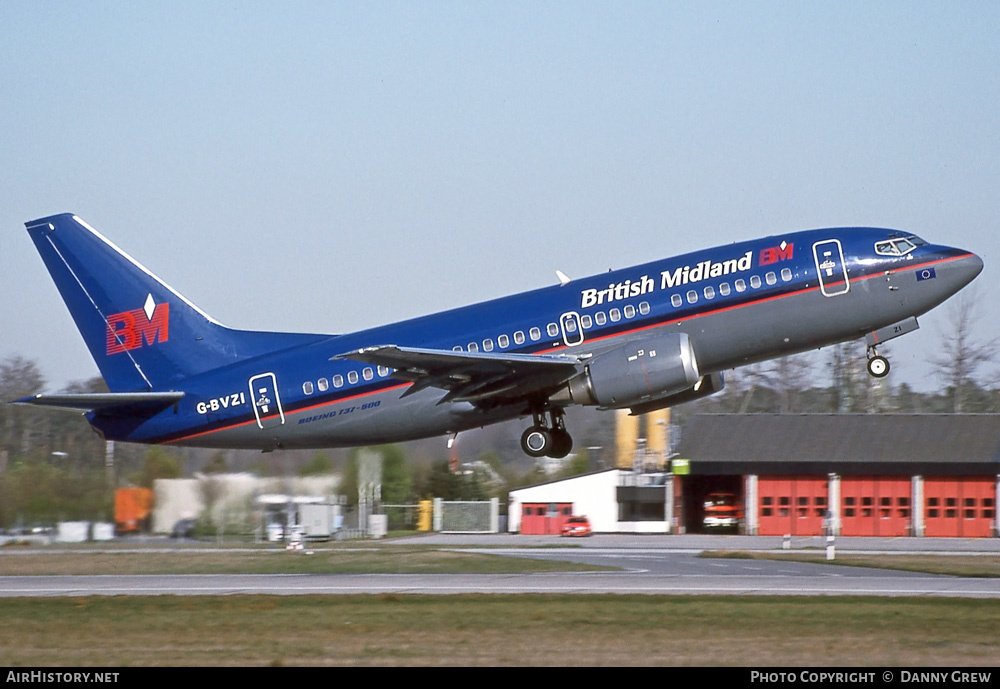 Aircraft Photo of G-BVZI | Boeing 737-5Q8 | British Midland Airways - BMA | AirHistory.net #251968
