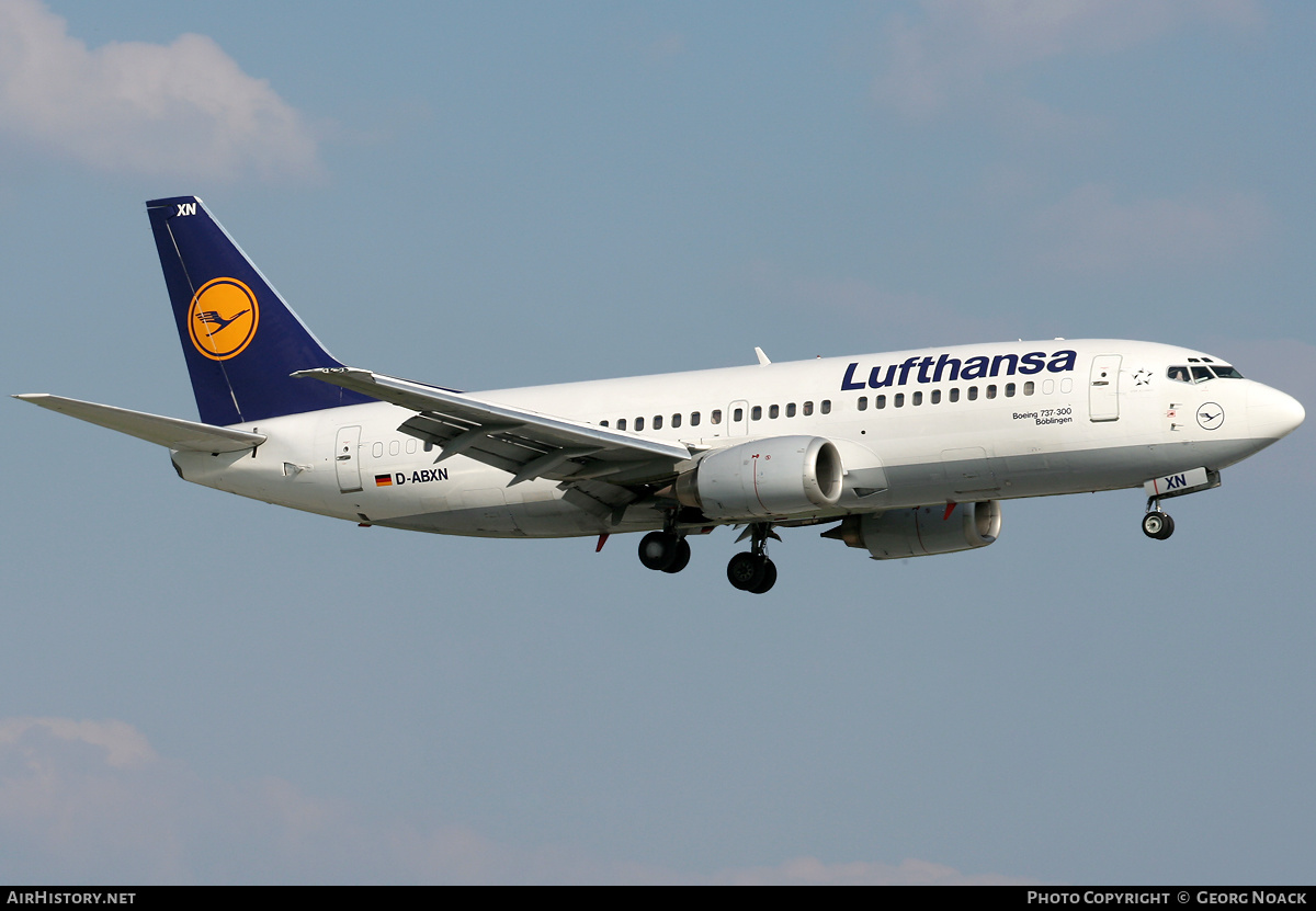 Aircraft Photo of D-ABXN | Boeing 737-330 | Lufthansa | AirHistory.net #251969