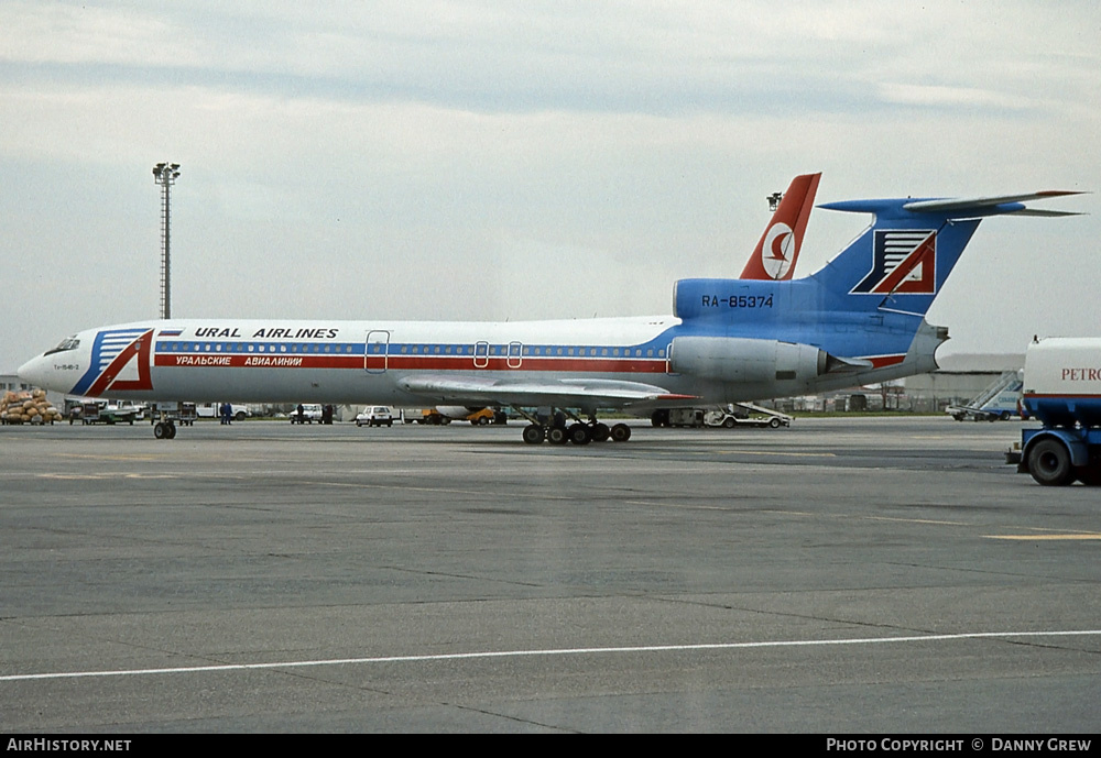 Aircraft Photo of RA-85374 | Tupolev Tu-154B-2 | Ural Airlines | AirHistory.net #251972
