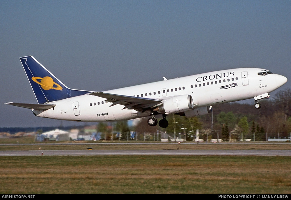 Aircraft Photo of SX-BBU | Boeing 737-33A | Cronus Airlines | AirHistory.net #251974