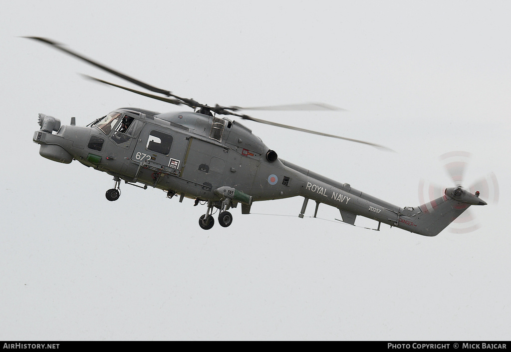 Aircraft Photo of ZD257 | Westland WG-13 Lynx HMA8DSP | UK - Navy | AirHistory.net #251979