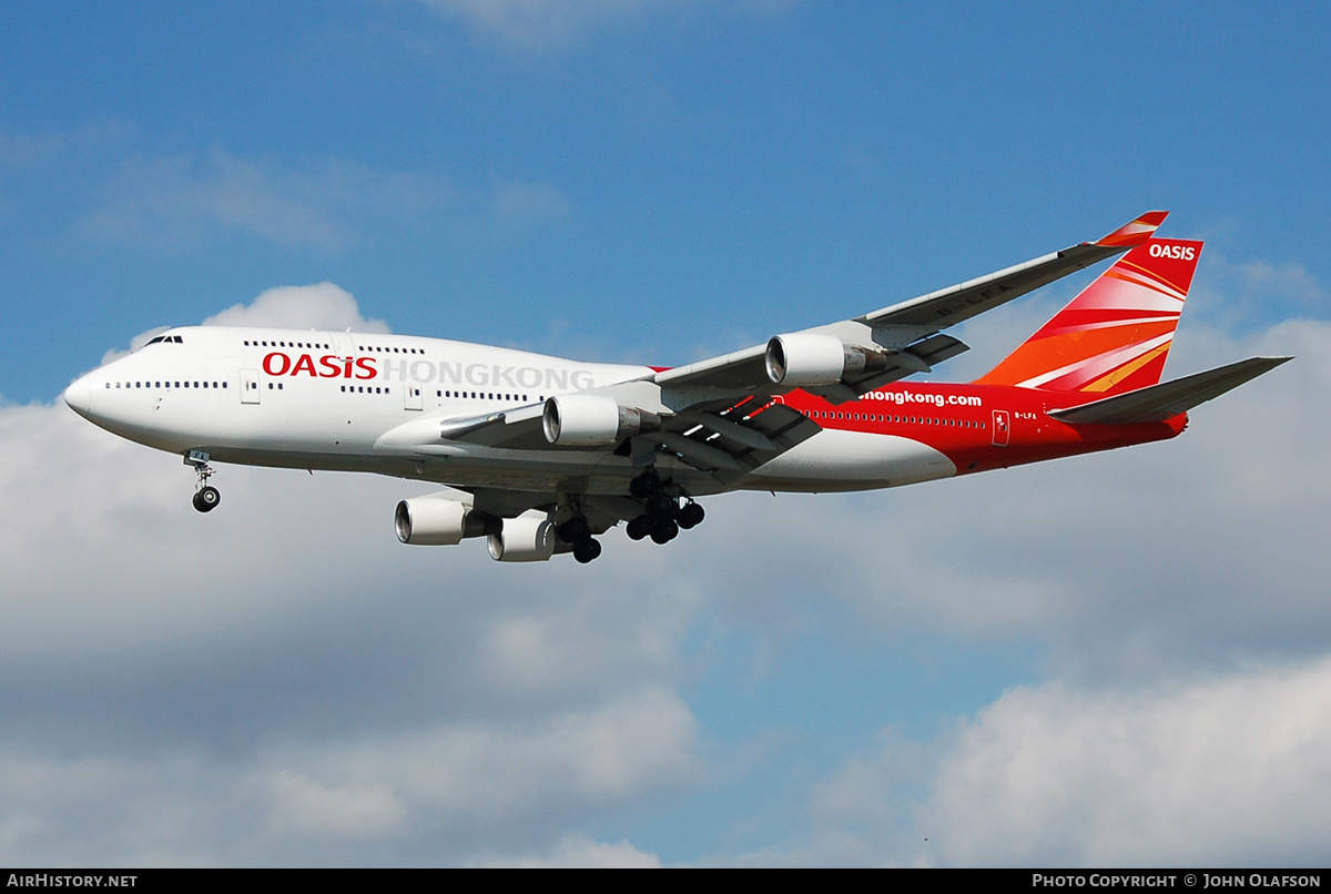 Aircraft Photo of B-LFA | Boeing 747-412 | Oasis Hong Kong Airlines | AirHistory.net #251988