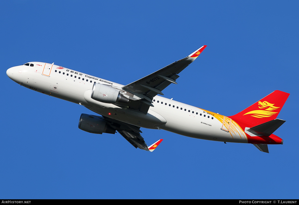 Aircraft Photo of B-8072 | Airbus A320-214 | Capital Airlines | AirHistory.net #252009