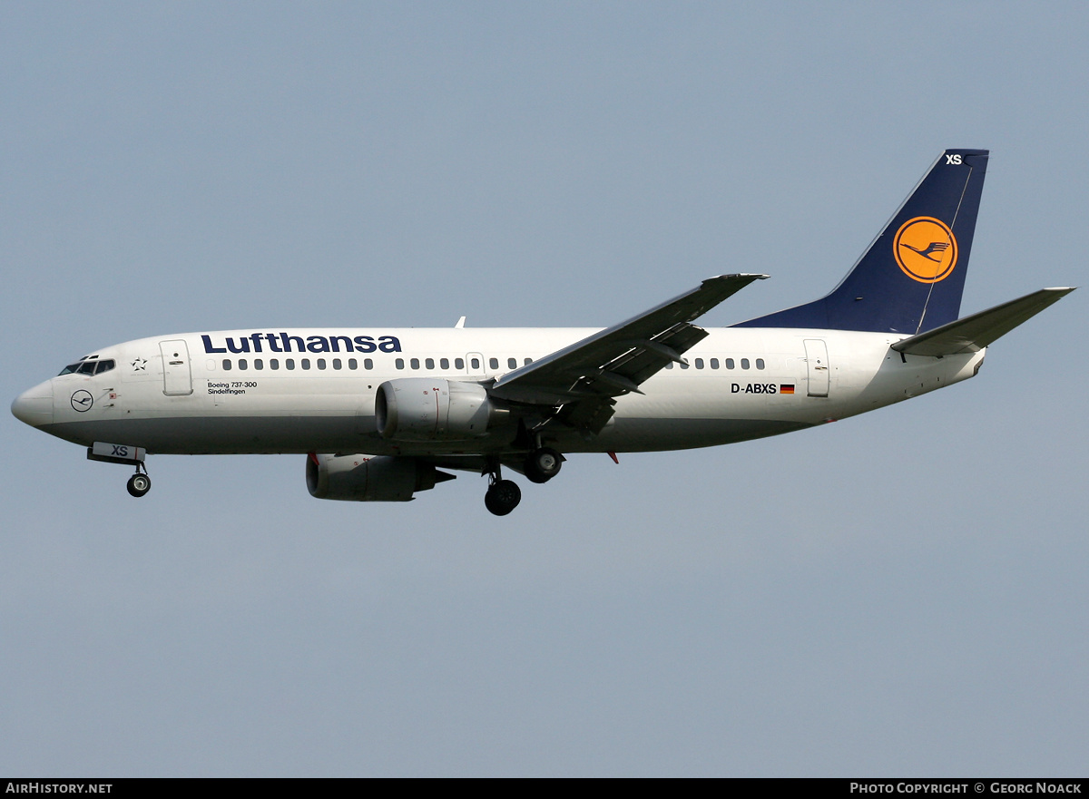 Aircraft Photo of D-ABXS | Boeing 737-330 | Lufthansa | AirHistory.net #252061
