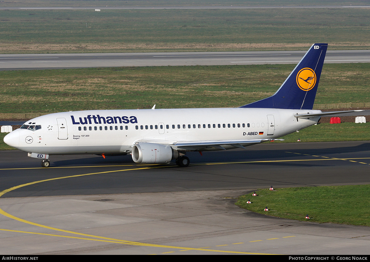 Aircraft Photo of D-ABED | Boeing 737-330 | Lufthansa | AirHistory.net #252067