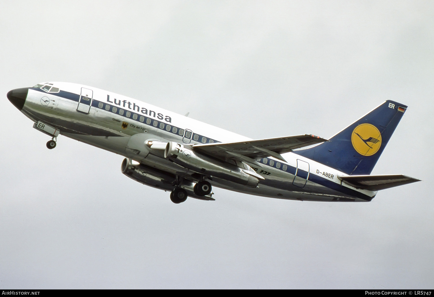 Aircraft Photo of D-ABER | Boeing 737-130 | Lufthansa | AirHistory.net #252073