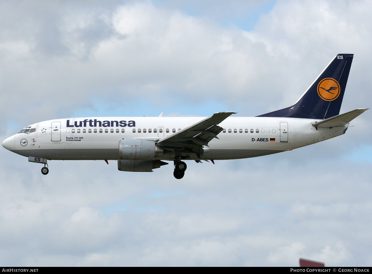 Aircraft Photo of D-ABES | Boeing 737-330 | Lufthansa | AirHistory.net #252079