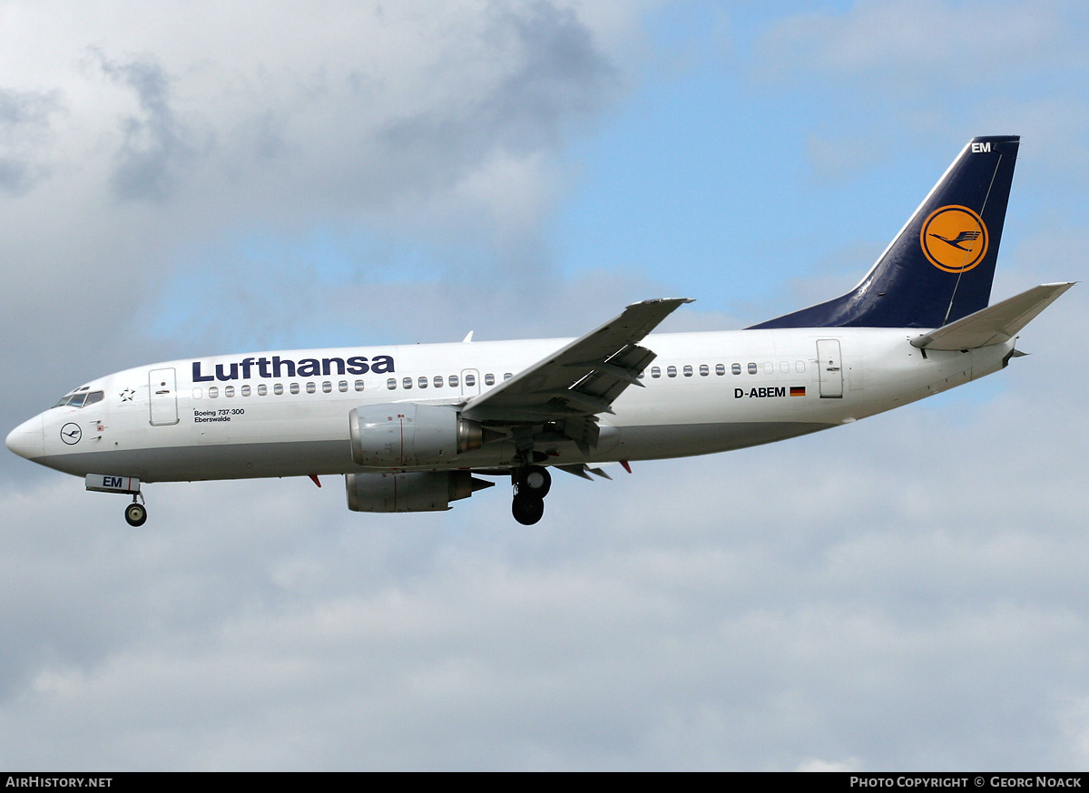 Aircraft Photo of D-ABEM | Boeing 737-330 | Lufthansa | AirHistory.net #252080