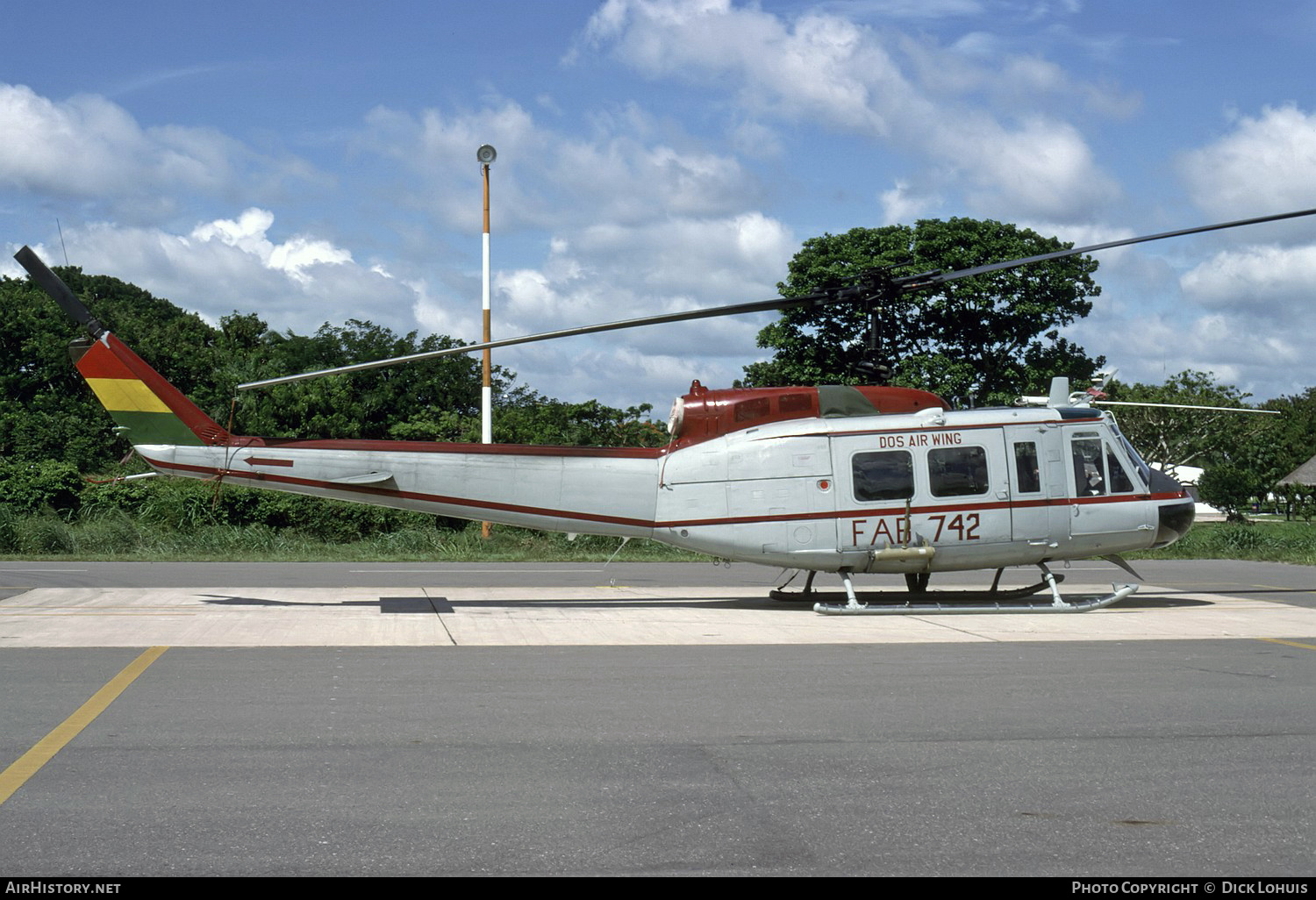 Aircraft Photo of FAB-742 | Bell UH-1H Iroquois | Bolivia - Air Force | AirHistory.net #252086