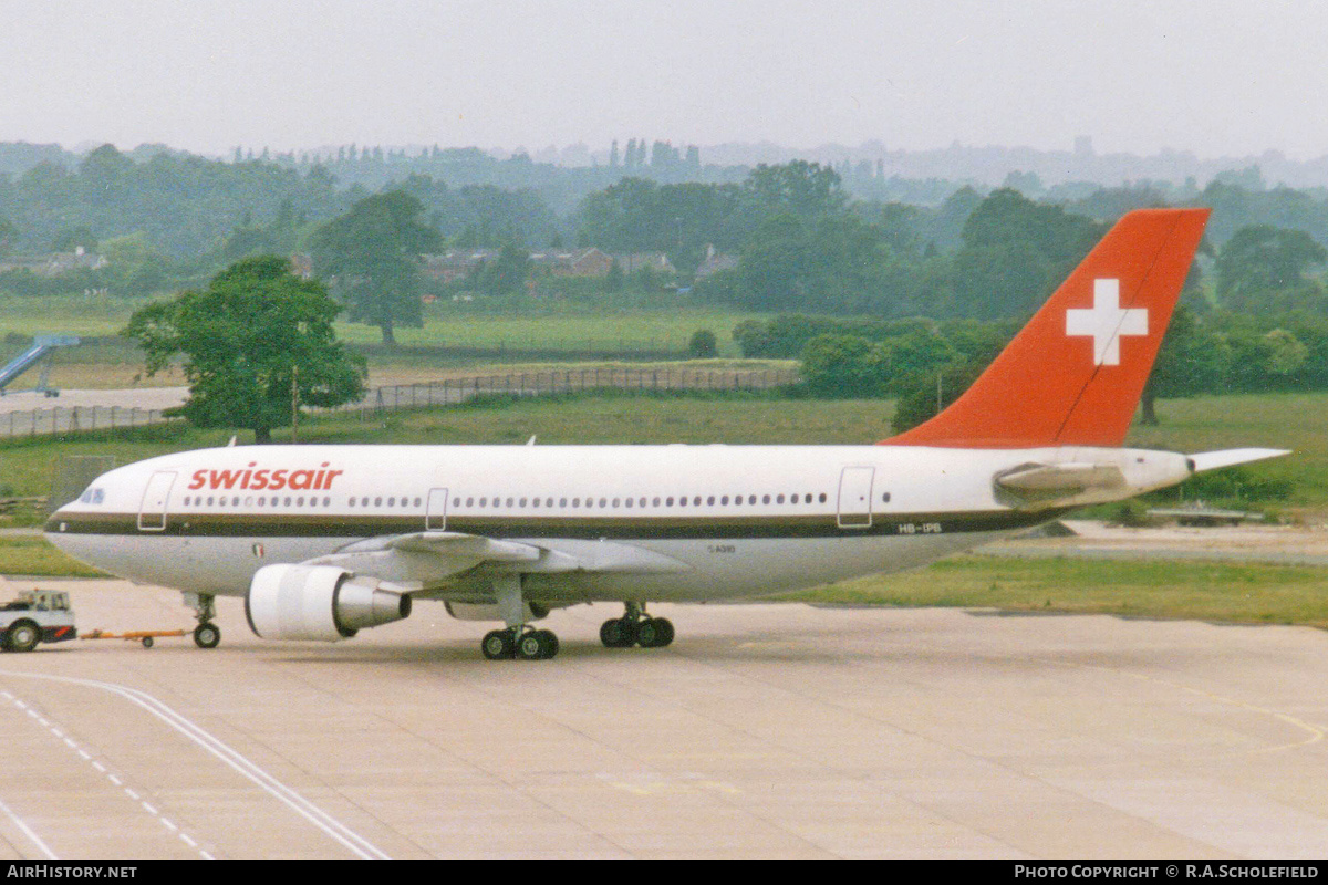 Aircraft Photo of HB-IPB | Airbus A310-221 | Swissair | AirHistory.net #252093