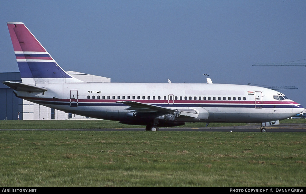 Aircraft Photo of VT-EWF | Boeing 737-2T5/Adv | AirHistory.net #252098