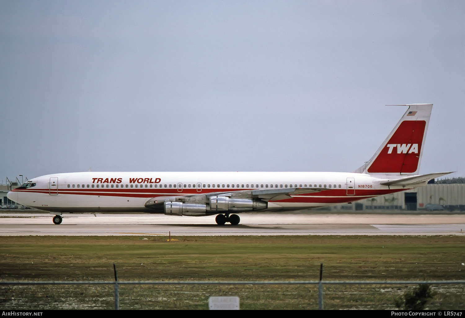 Aircraft Photo of N18706 | Boeing 707-331B | Trans World Airlines - TWA | AirHistory.net #252117