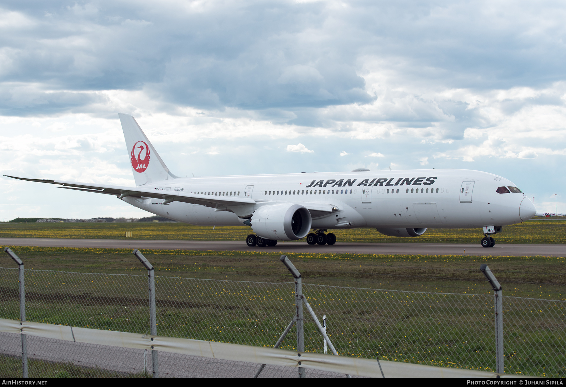 Aircraft Photo of JA877J | Boeing 787-9 Dreamliner | Japan Airlines - JAL | AirHistory.net #252179