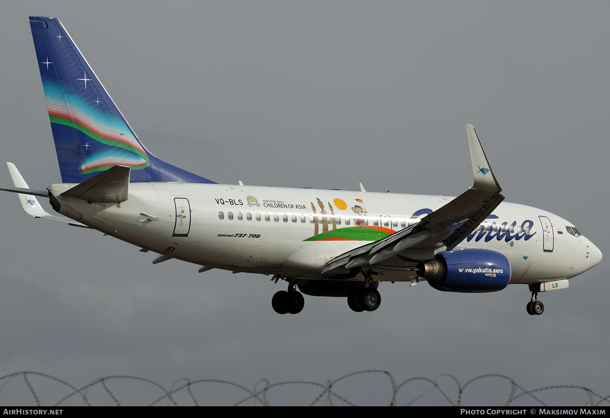 Aircraft Photo of VQ-BLS | Boeing 737-76Q | Yakutia Airlines | AirHistory.net #252199
