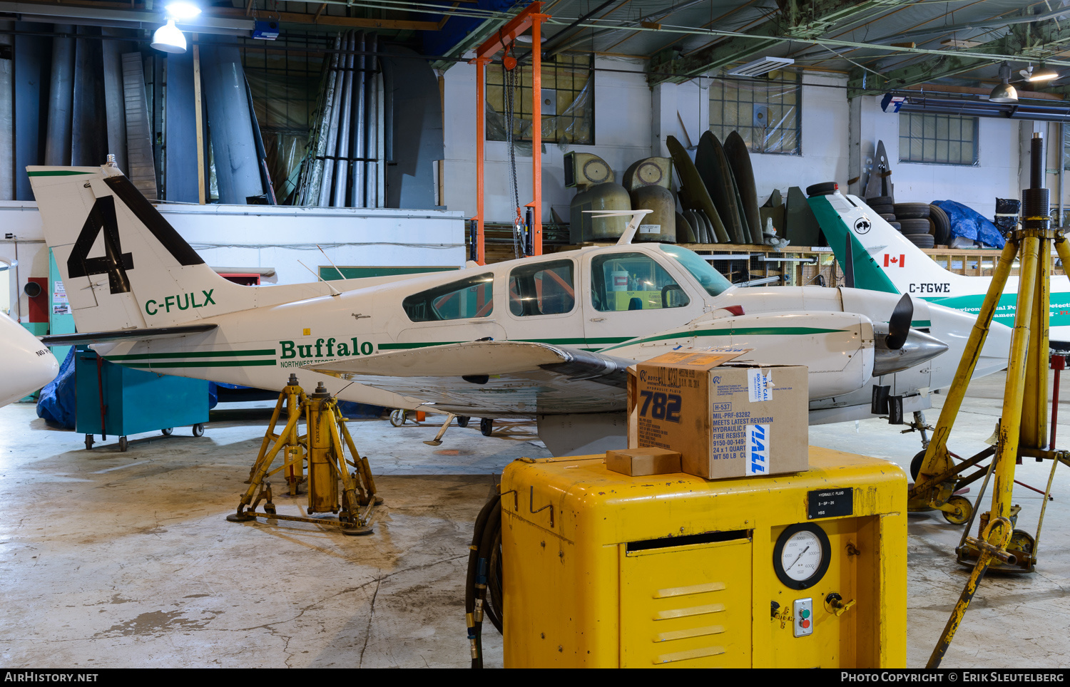 Aircraft Photo of C-FULX | Beech C55 Baron (95-C55) | Buffalo Airways | AirHistory.net #252202