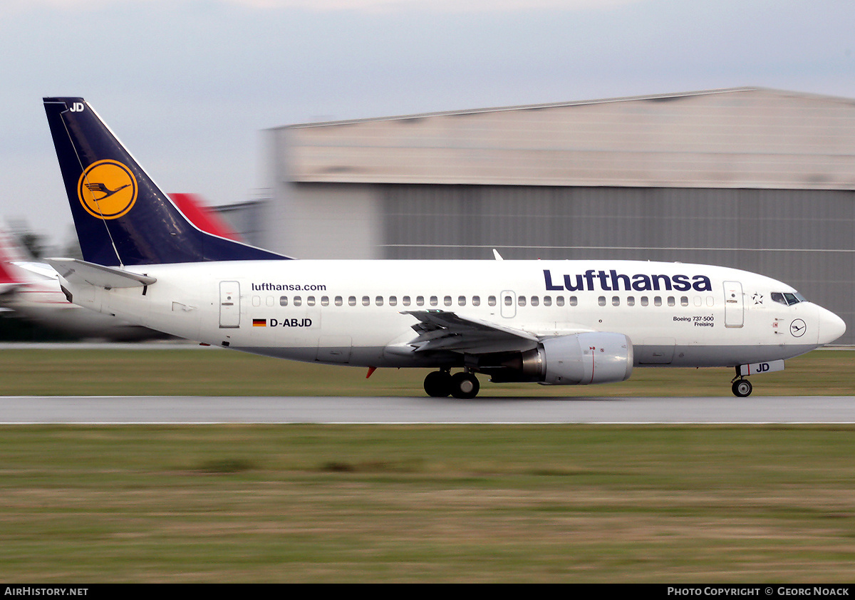 Aircraft Photo of D-ABJD | Boeing 737-530 | Lufthansa | AirHistory.net #252233