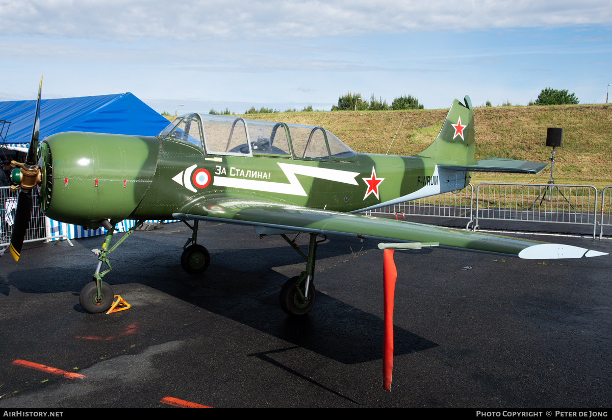 Aircraft Photo of F-WRUM | Yakovlev Yak-52 | Russia - Air Force | AirHistory.net #252237