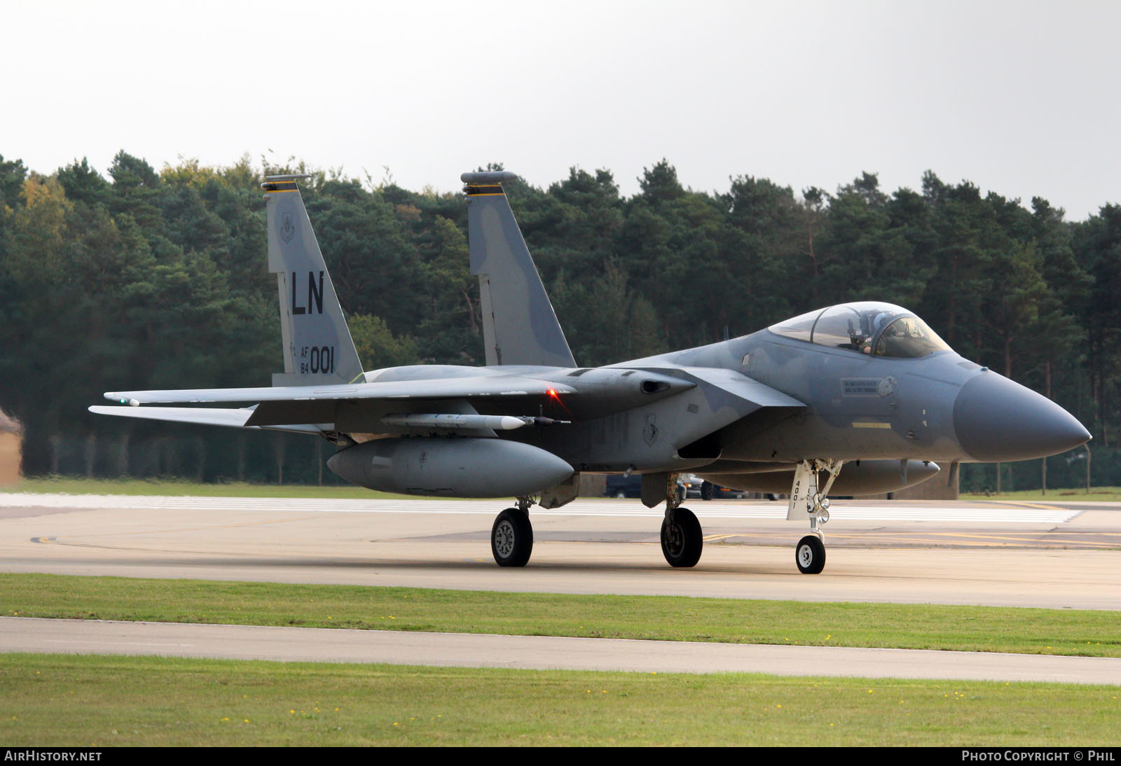 Aircraft Photo of 84-0001 / AF84-001 | McDonnell Douglas F-15C Eagle | USA - Air Force | AirHistory.net #252246