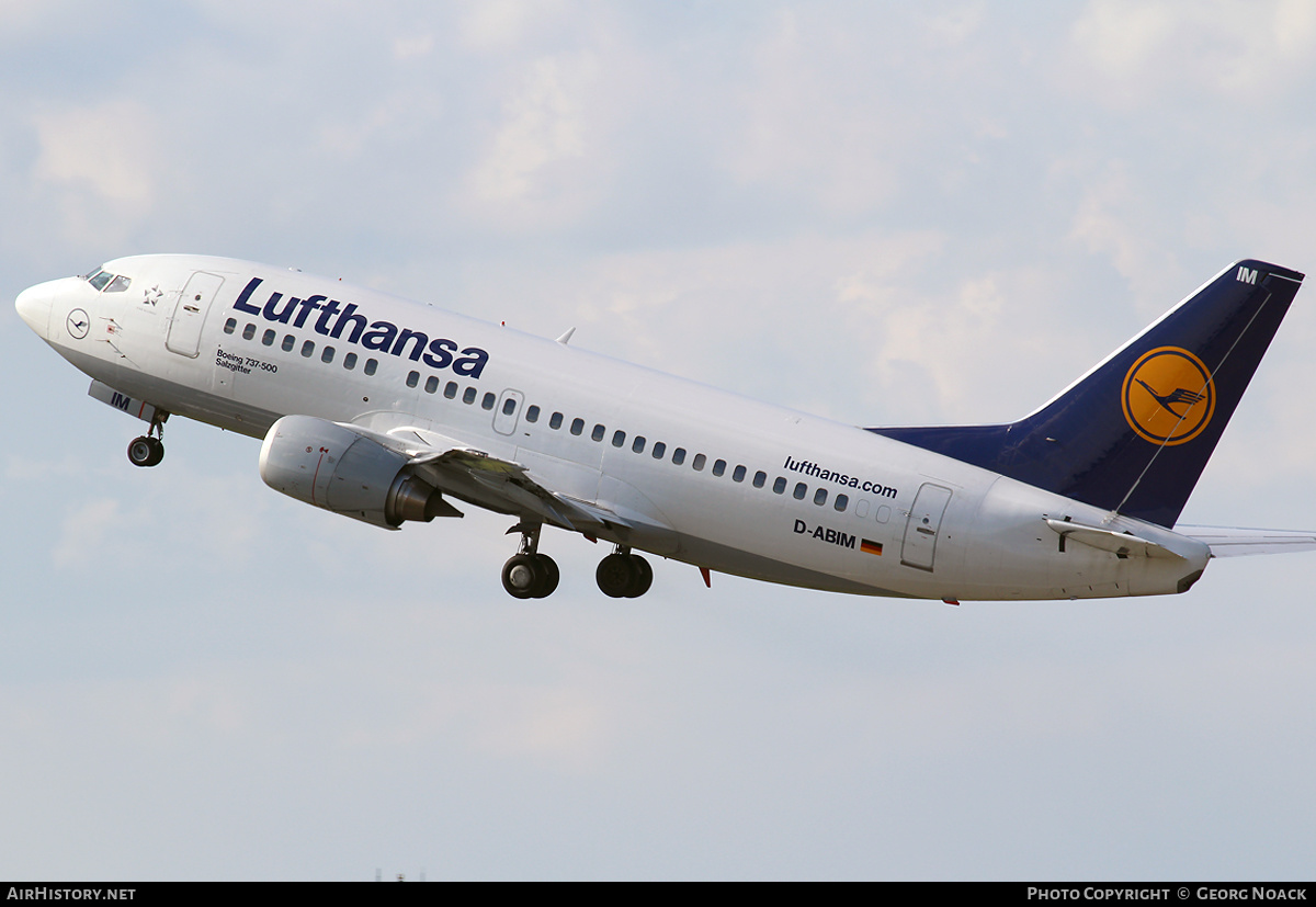 Aircraft Photo of D-ABIM | Boeing 737-530 | Lufthansa | AirHistory.net #252259