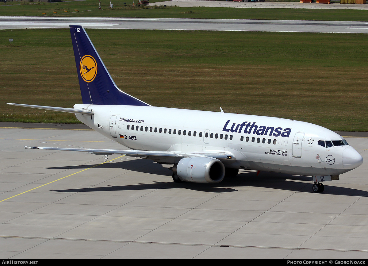 Aircraft Photo of D-ABIZ | Boeing 737-530 | Lufthansa | AirHistory.net #252269