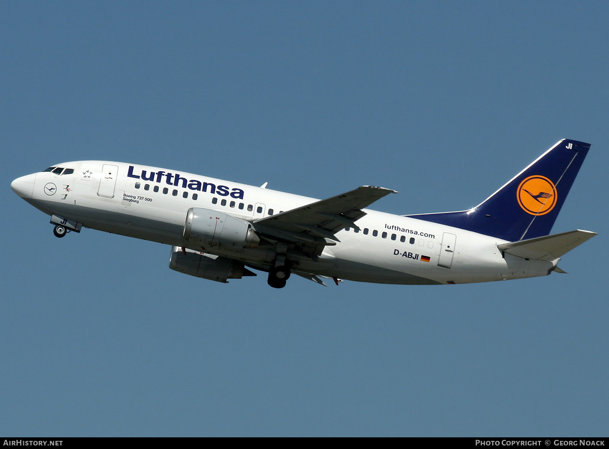 Aircraft Photo of D-ABJI | Boeing 737-530 | Lufthansa | AirHistory.net #252277