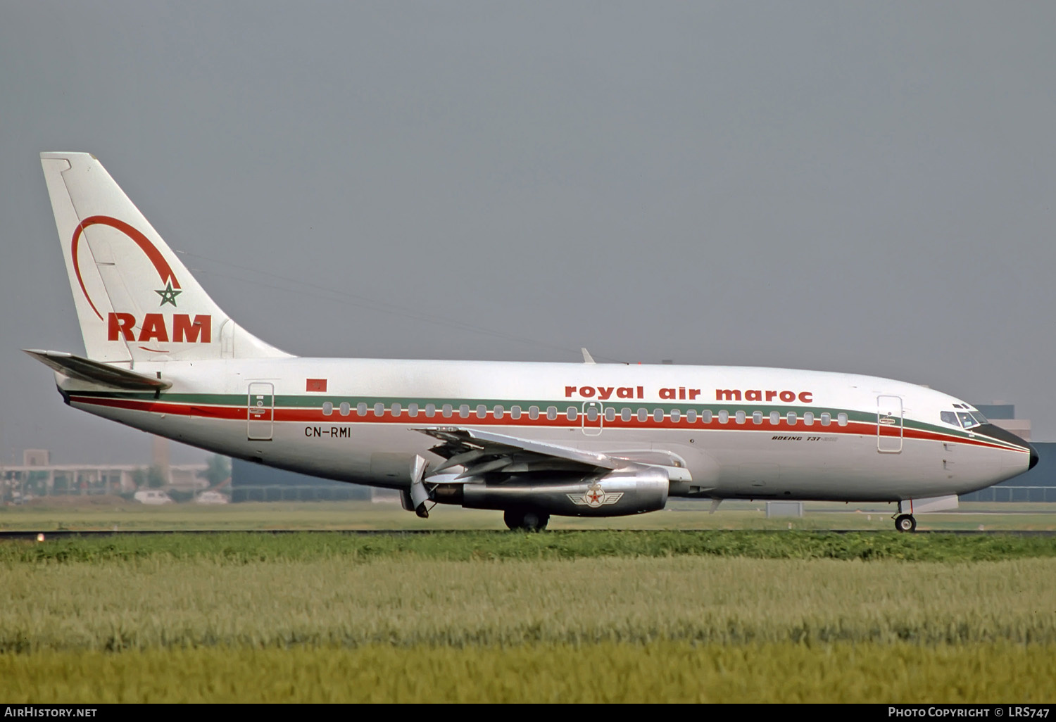 Aircraft Photo of CN-RMI | Boeing 737-2B6/Adv | Royal Air Maroc - RAM | AirHistory.net #252309