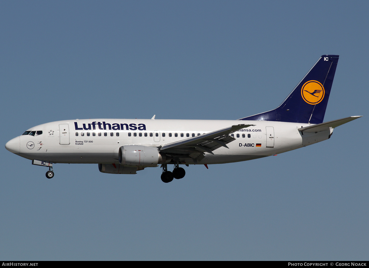 Aircraft Photo of D-ABIC | Boeing 737-530 | Lufthansa | AirHistory.net #252313