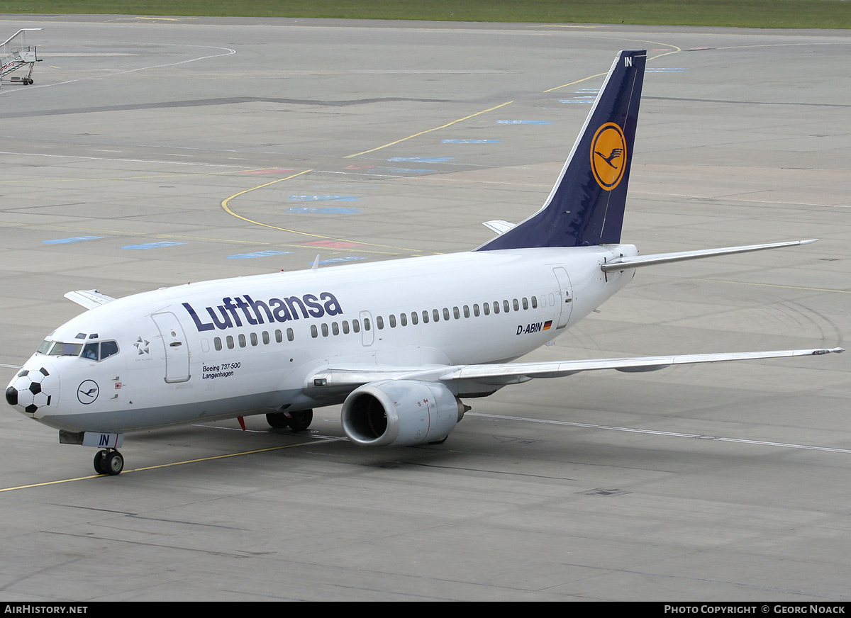 Aircraft Photo of D-ABIN | Boeing 737-530 | Lufthansa | AirHistory.net #252317