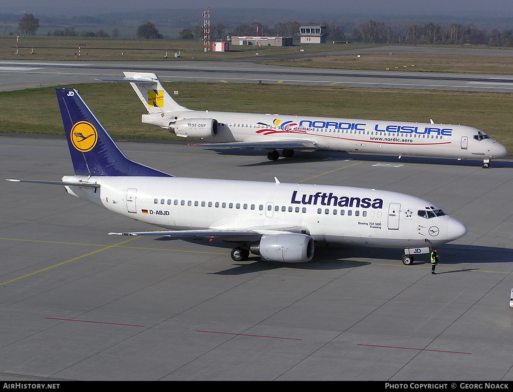 Aircraft Photo of D-ABJD | Boeing 737-530 | Lufthansa | AirHistory.net #252318